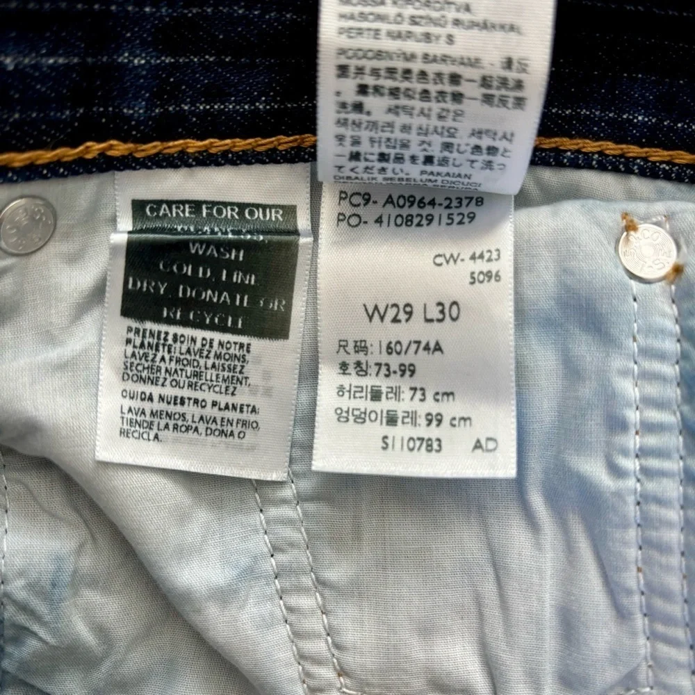 Levi's Men's Striped Blue Jeans size W29 L30